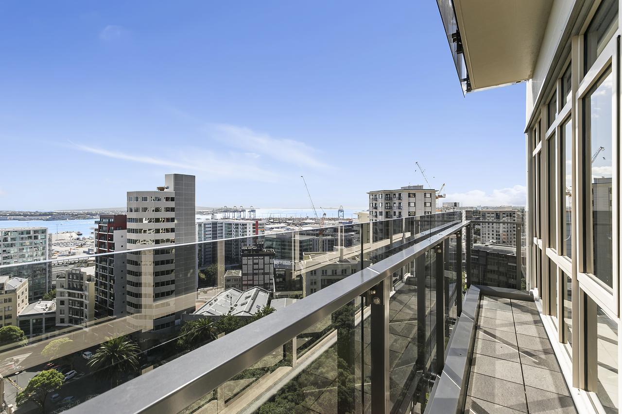 Central 12Th Floor Apt With City & Harbour Views Auckland Exterior photo